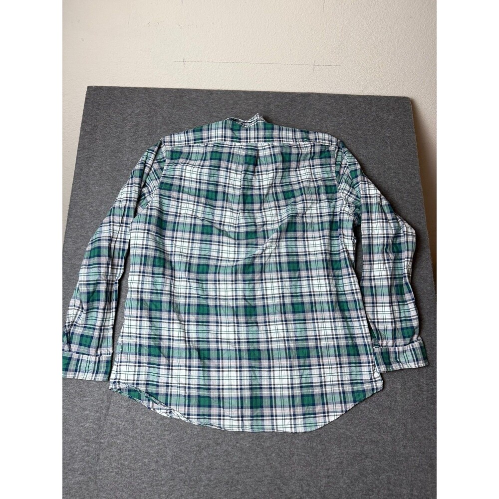 Polo Ralph Lauren Mens Green/White/Black Plaid Button Down Sz XXL Flash Pony - Picture 7 of 8